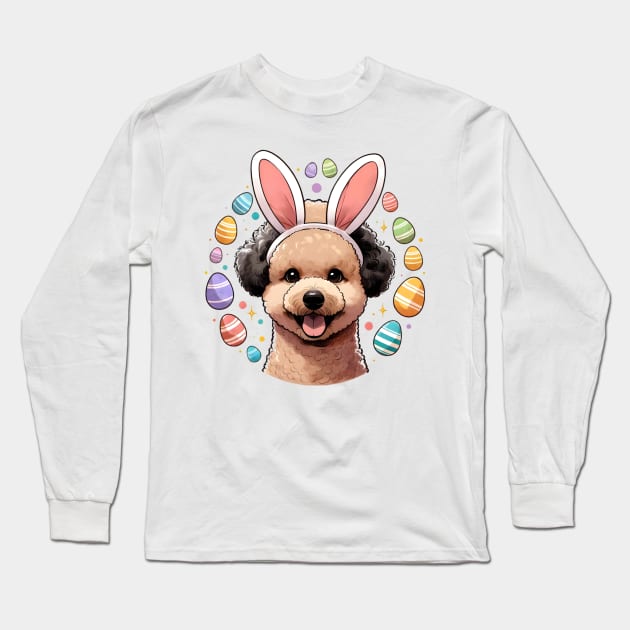 Pumi's Delightful Easter Celebration with Bunny Ears Long Sleeve T-Shirt by ArtRUs